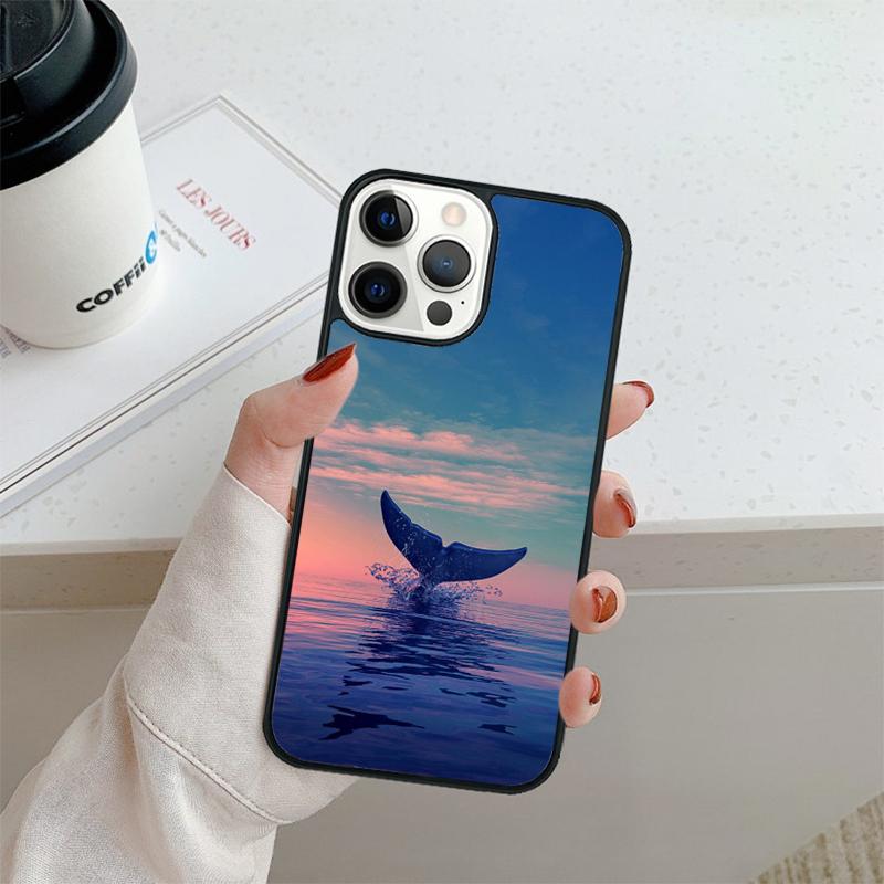 Orcas Meeresbewohner Handyhülle Für iPhone 17 Air 16 pro max 15 14 plus 12 13 Schale Cover coque