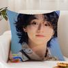 Singer HHan JJisung Boy Cushion Cover Premium Comfort Reversible Pillow Cover  Dual  Use Design for Home  Car