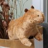 Simulazione di capibara di peluche da 30 cm/20 cm, peluche di capibara, peluche di anime, peluche morbido, regalo di compleanno per bambini, adesivo da inviare.
