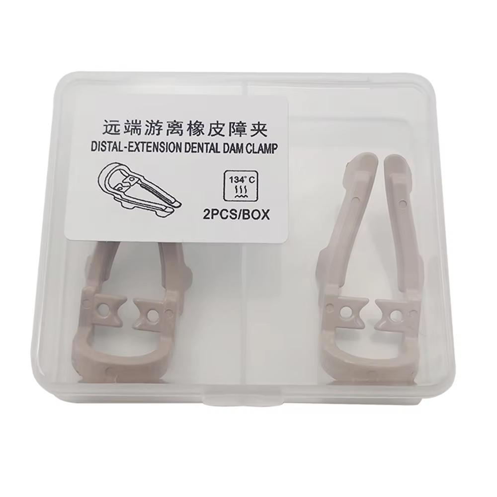 Morsetto per Diga Dentale Nigf Estensione Distale Premolare Clip Barriera in Gomma Morsetto per Resina Strumenti per la Riparazione di Denti Lunghi Corti