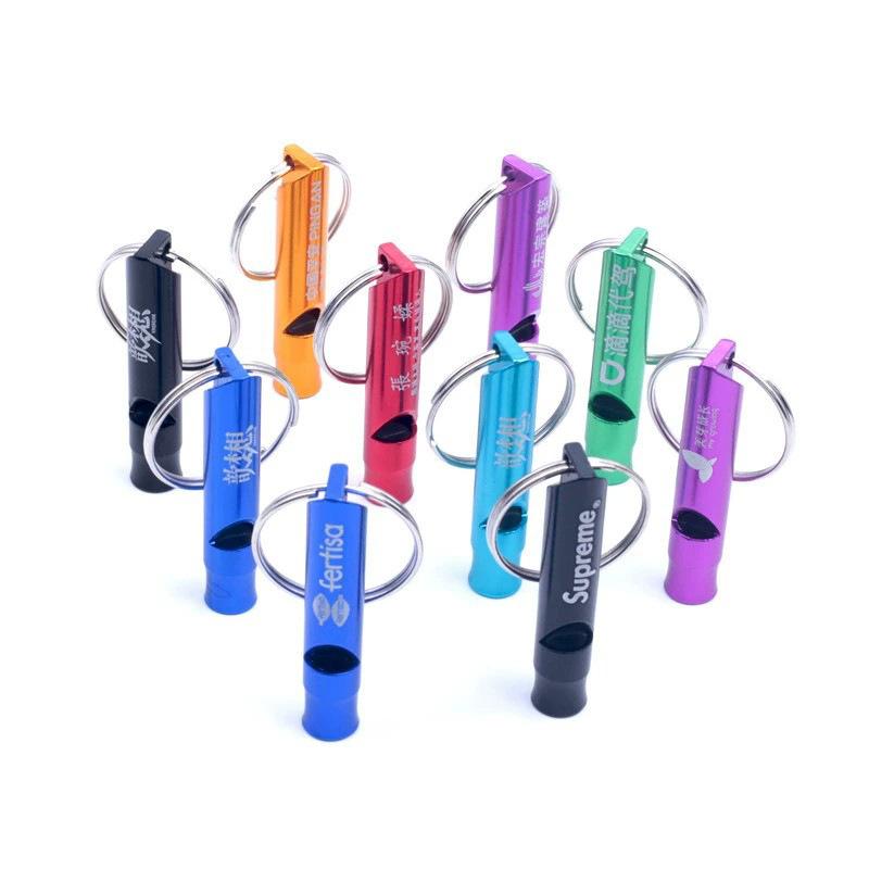 1 szt. gwizdek strażacki ze stopu aluminium, duży metalowy gwizdek survivalowy do treningu na zewnątrz, sprzęt ekstremalny