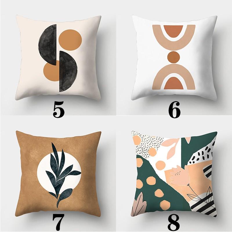 Art Drawing Style Pillowcase Square Sofa Pillowcase Abstract Main Image Cushion Cover