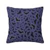 Custom Gothic Halloween Lace Bats Cushion Cover 45x45 Cm Polyester Throw Pillow Case For Sofa Living Room Decoration Pillowcase