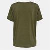 Women's Sequined V-neck T-shirt Harly ONLY