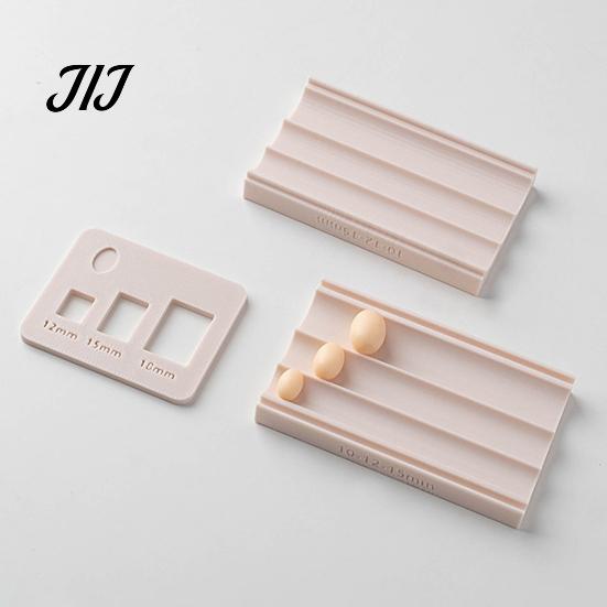 Oval Bead Roller 1 Set Polymer Clay Ball Maker, Modeling Tools for 10mm 12mm 15mm Beads, Jewelry Making Tool Crafting