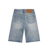 Women High Waist Wide Leg Denim Culottes Casual Light Blue Jeans