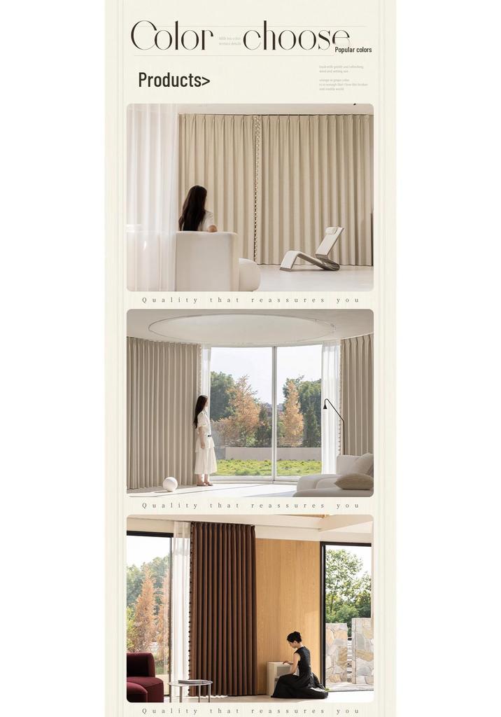 Elegant Double-Sided Cotton Linen Light-Blocking Curtains with Retro Design and Multiple Specifications