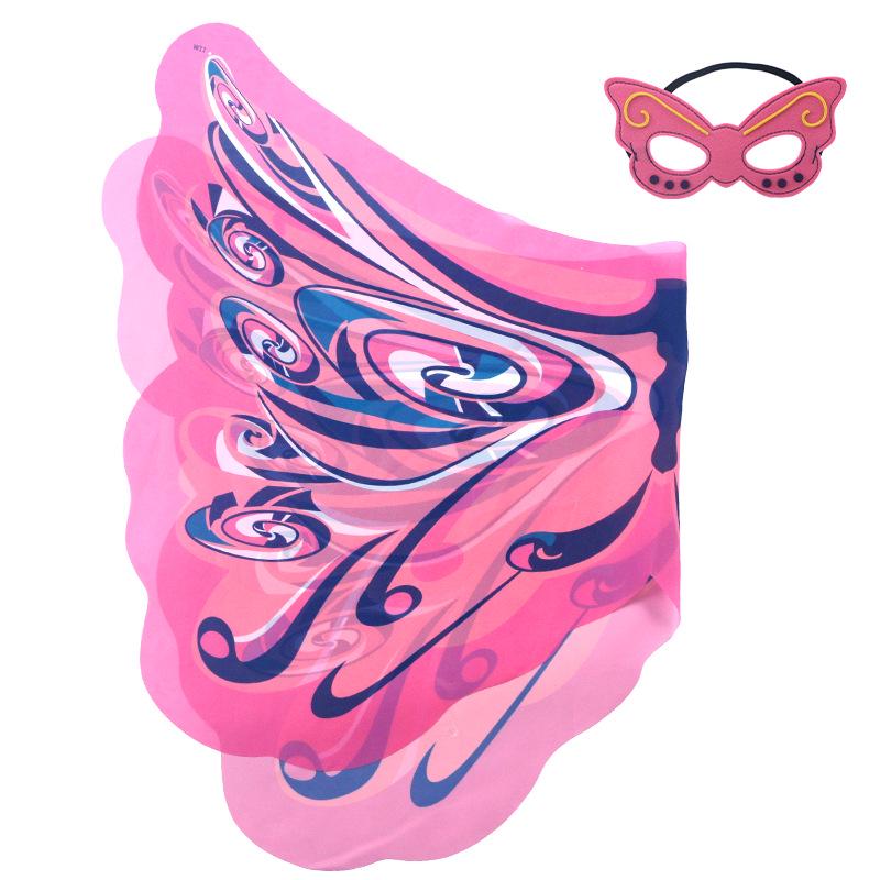 Children's Elf-Style Angel Butterfly Costume Set with Wings and Mask