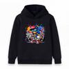 Kids Boys Girls Casual Pullover Hoodie, Cool Hip Hop Urban Graffiti Character Print Long Sleeve Soft Hooded Sweatshirt for Casual Daily Wear Street