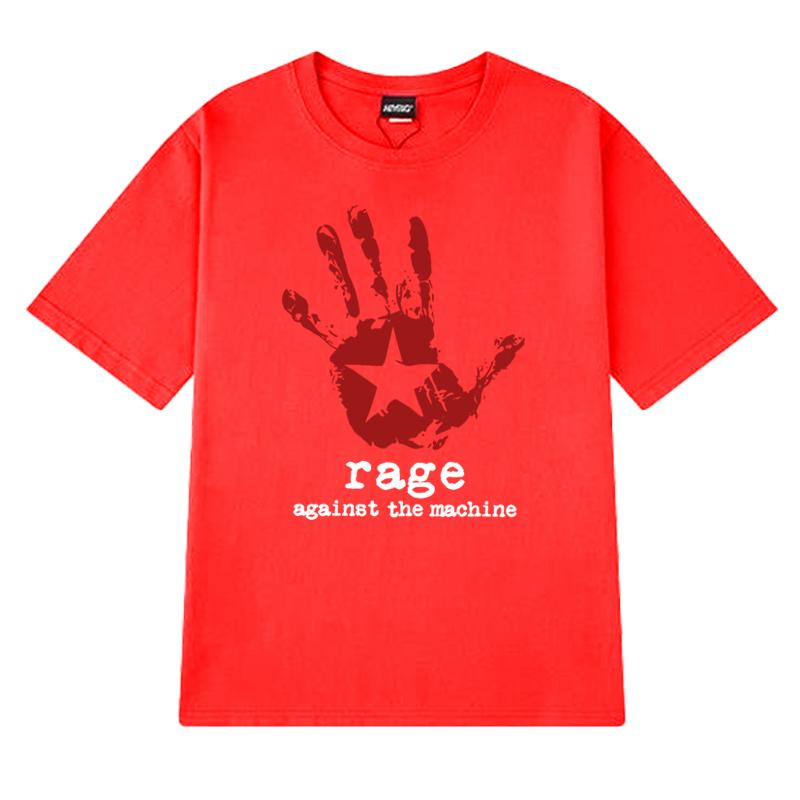 

New in Rage Against The Machine Theme Printed short sleeve Tshirts Unisex Women vintage T shirt Unisex 100 Cotton Tops 2XL