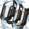 Glas+Abdeckung Für Apple Watch 9 Hülle 45mm 41mm 44mm 40mm 42mm 38mm Zubehör Beschichteter Displayschutz iWatch Serie 6 5 3 se 7 8