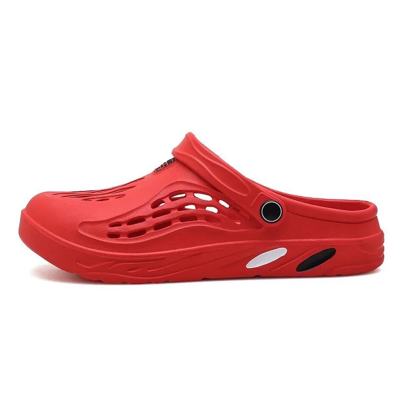 Mote Sommer Nye tøfler for menn Mote tresko for kvinner Lette EVA myke sålesandaler Utendørs sklisikre strandsklier par hjemmetøfler
