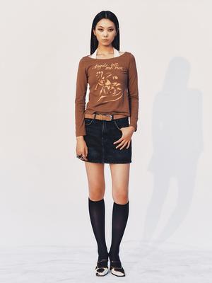 Pyule Angel Long Sleeve Tee Brown