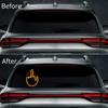 1pc Car Finger Light with Remote, Road Rage Signs Middle Finger Gesture Light,Auto Amber Middle Finger Warning Brake Light