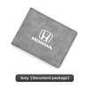 Car Driver License Suede Leather Bag Auto Driving Documents Cover For Honda Civic Accord Fit Jazz Pilot CRV Odyssey Passport TP6