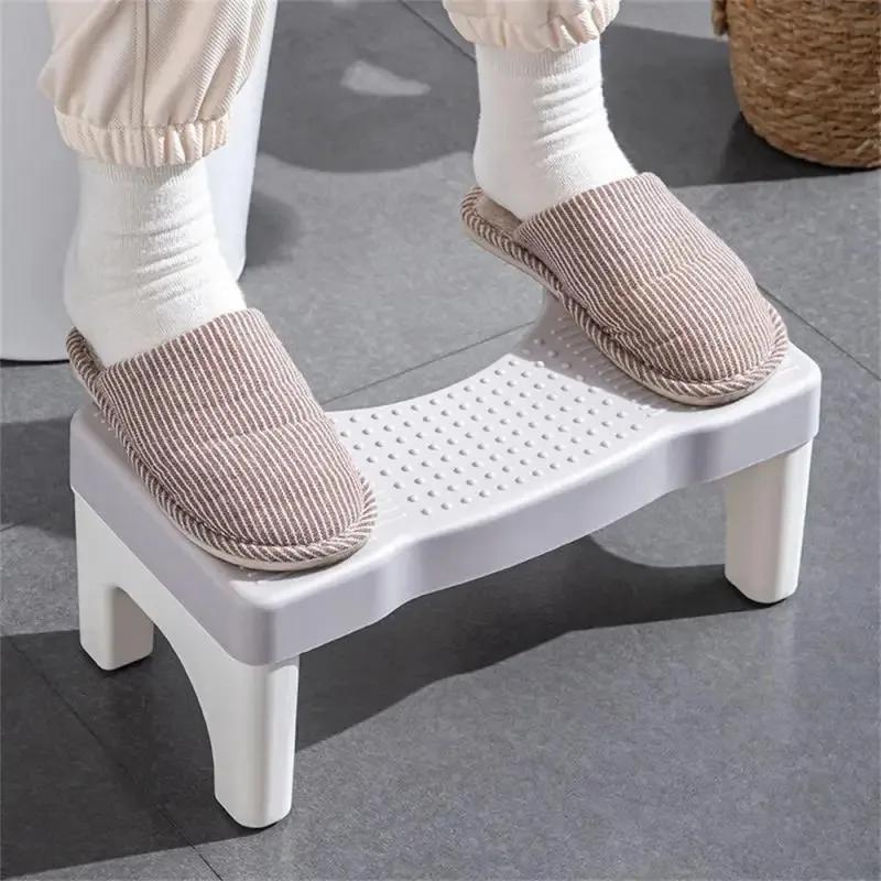 Tabouret de Pied de Toilette de Salle de Bain Épais Durable Aide à l'Accroupissement Repose-Pieds pour Adultes Enfants et Femmes Enceintes Tabouret Marche Pied de Toilette pour la Maison
