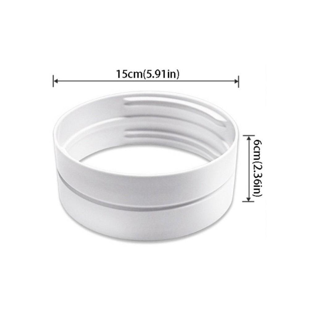 White Polypropylene Exhaust Duct Extension Exhaust Duct Coupling Adapter  Vent Pipe Compatible