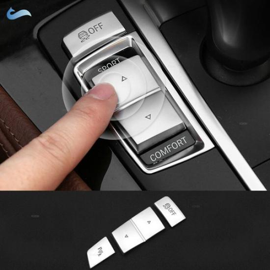 Fit for BMW 5 6 7 Serie F10 F07 Chrome Handbrake Auto H Left Switch Button Cover