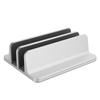 Dual Storage Vertical Type Notebook Computer Book Aluminium Alloy Bracket Base Desktop Double Card Slot Heat