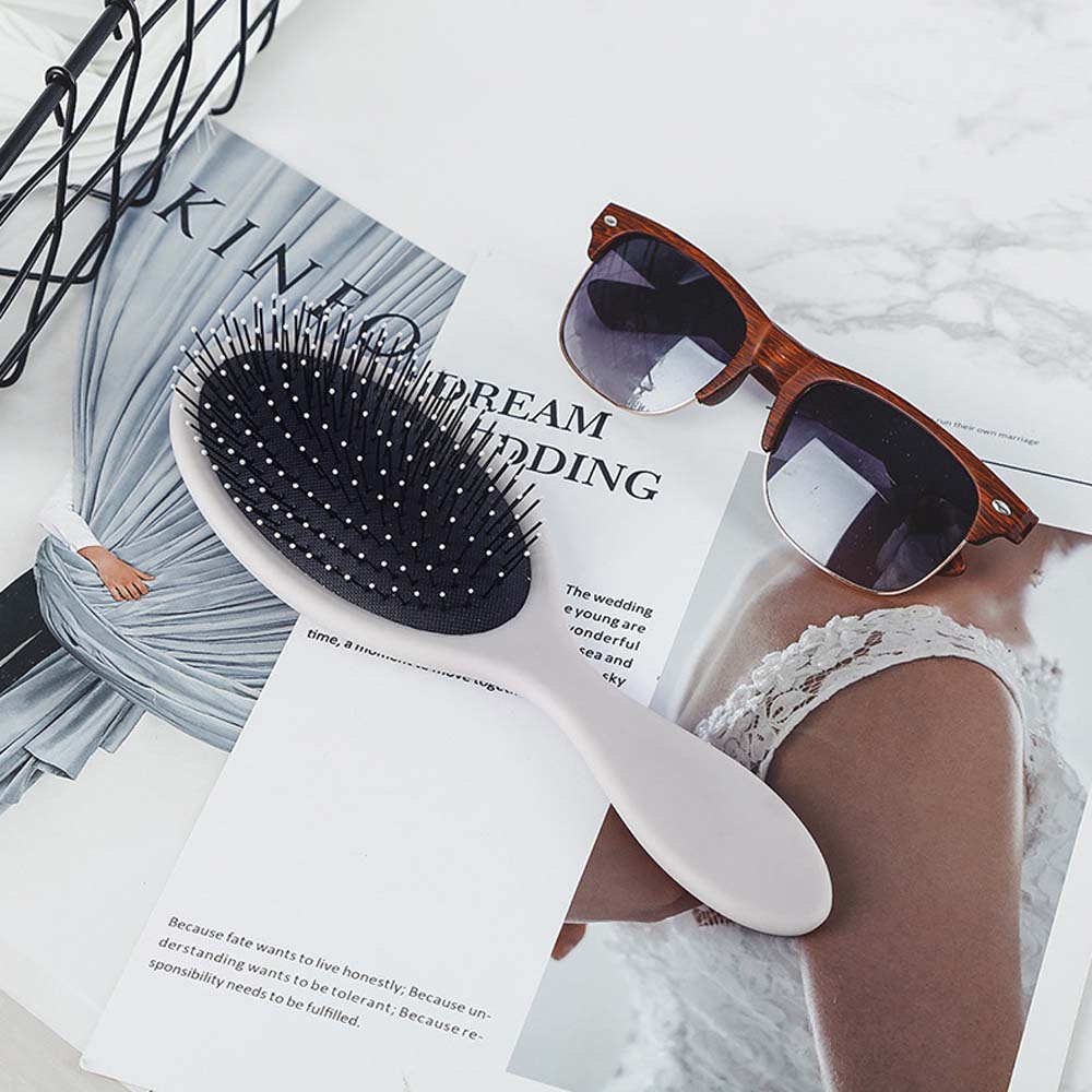 Luftkissen Massage Haarkamm Flauschiger Airbag Lockenkamm Nylon Seide Oval Damen Anti Knoten Haarkamm Haarpflegekamm