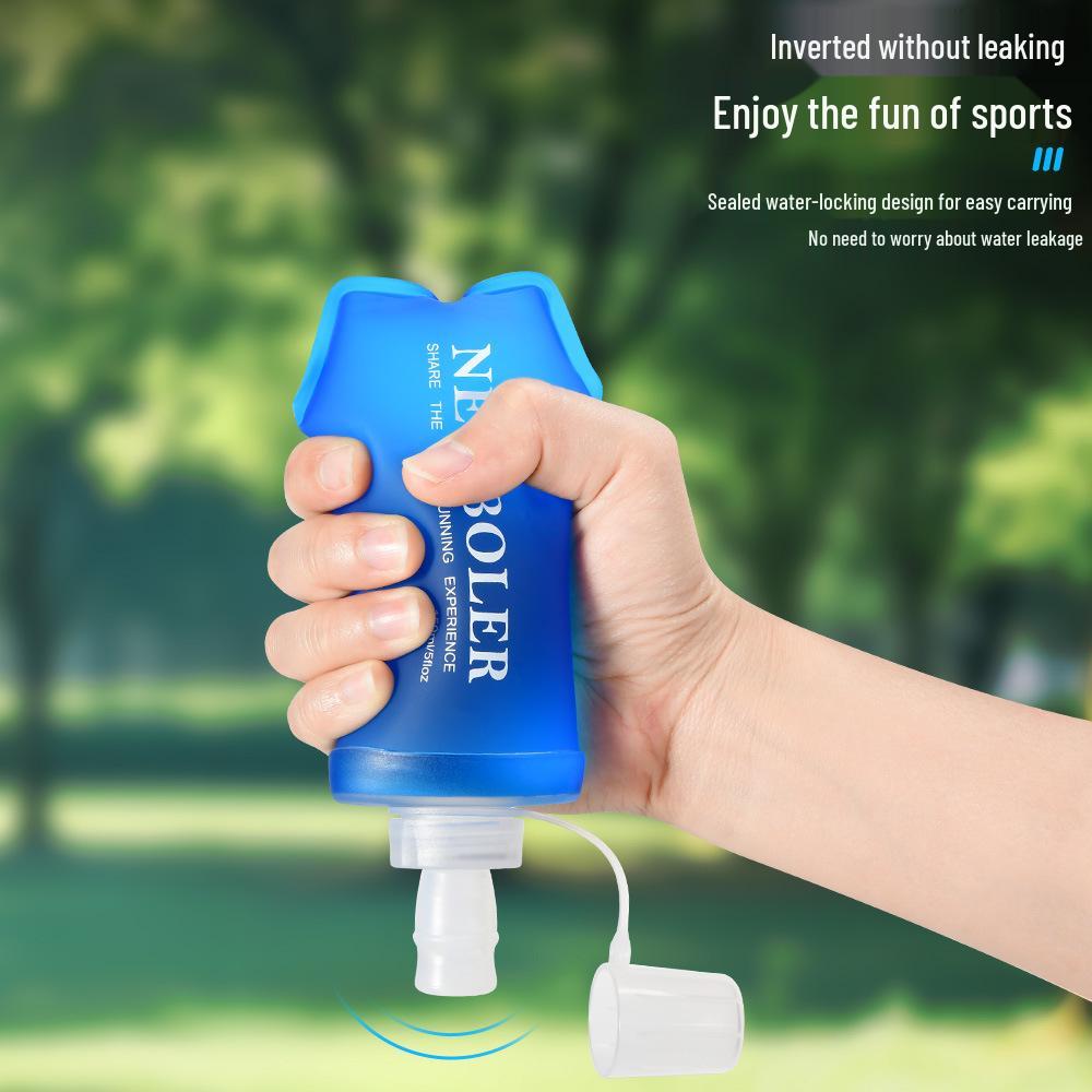 Faltbare TPU Weichwasserflasche für Outdoor-Laufen & Marathons