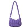 Elegant Solid Color Pleated Women's Handbag For Casual Outfits Available In Multiple Colors