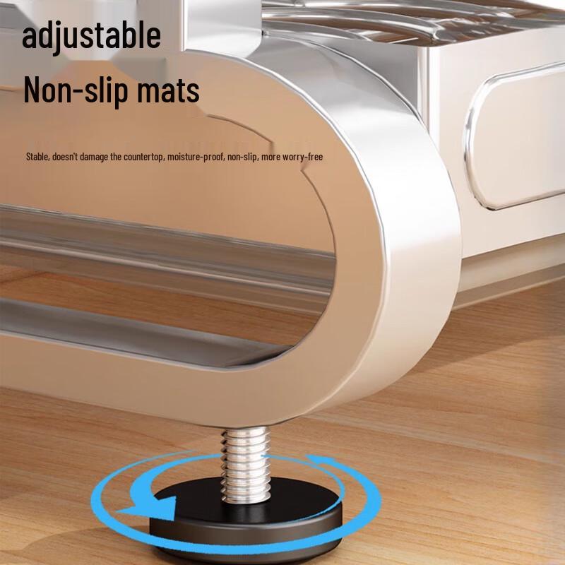 Multifunctional 3-Tier Aluminum Dish Drying Rack