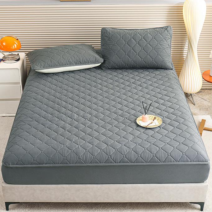 2025 New Waterproof Thicken Mattress Pad Protector Adjustable Fitted Sheets Bed Covers Anti-Bacterial Pad For Bed 150x200 160x200 180x200