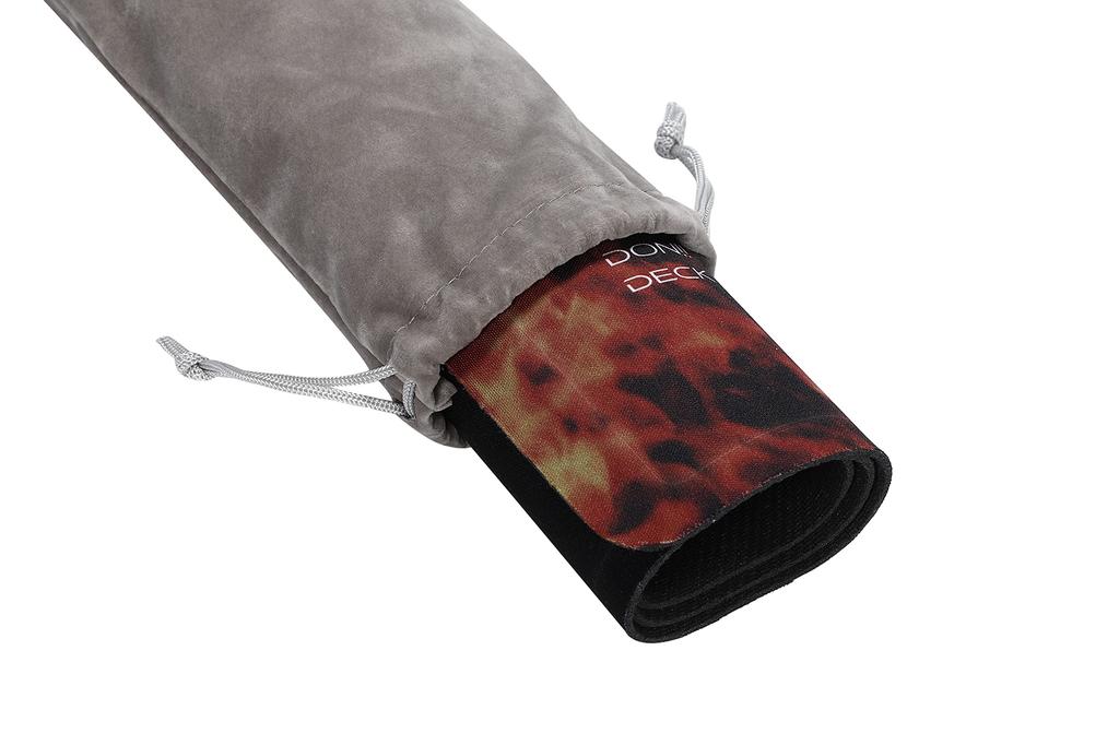 Mini2x One Piece Card Rubber Playmat with Guide Half Size Battlefield Includes Storage Simple Card Mouse Pad Easy-to-Understand Frame, 35x55cm,