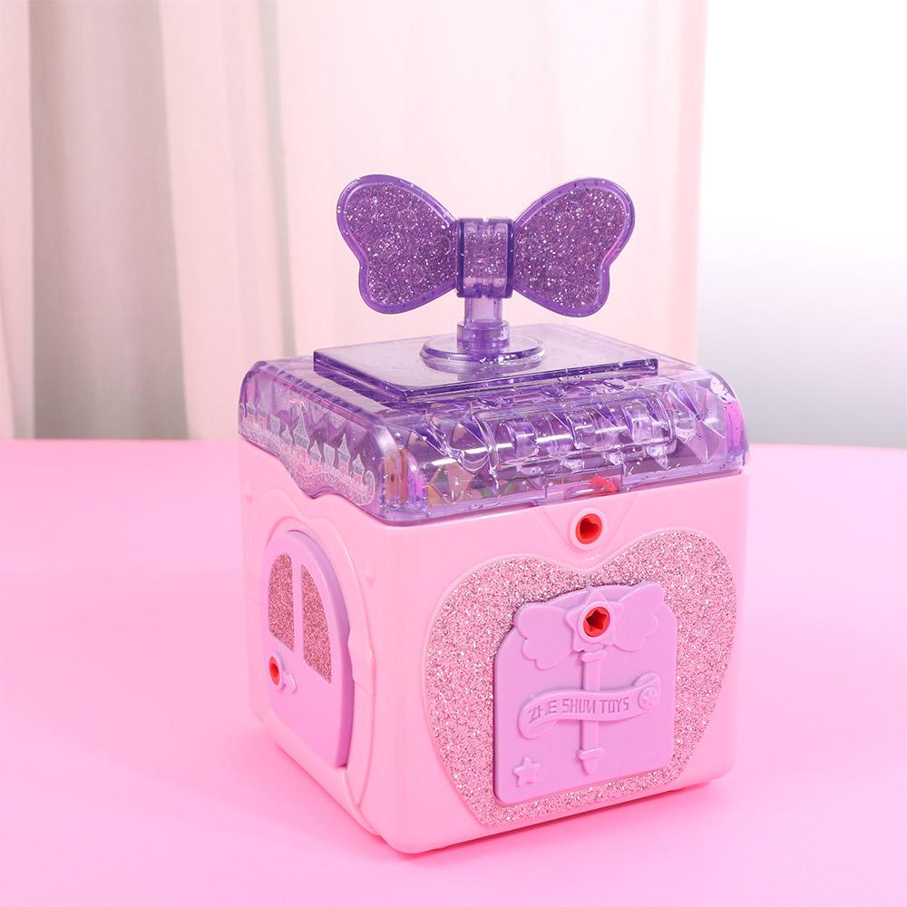 With Lock Key Treasure Chest Toy Princess Girl Girl's Jewelry Toys  Birthday Xmas Gift