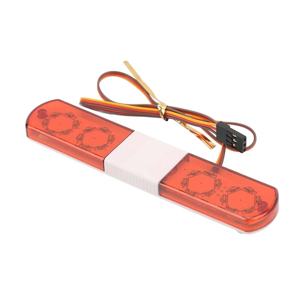 RC LED Police Light Simulation Design 4 Modes RC Police Flash Lamp LED Alarming Light for 1 8 1 10 RC Cars Red
