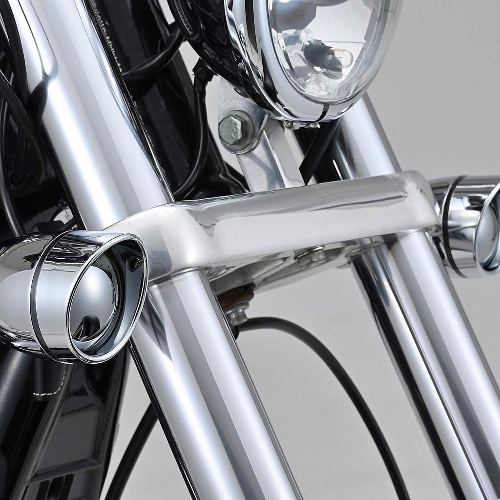 Daytona 72784 Bezel Type Turn Signal Lens Kit, Smoke Mirror Lens