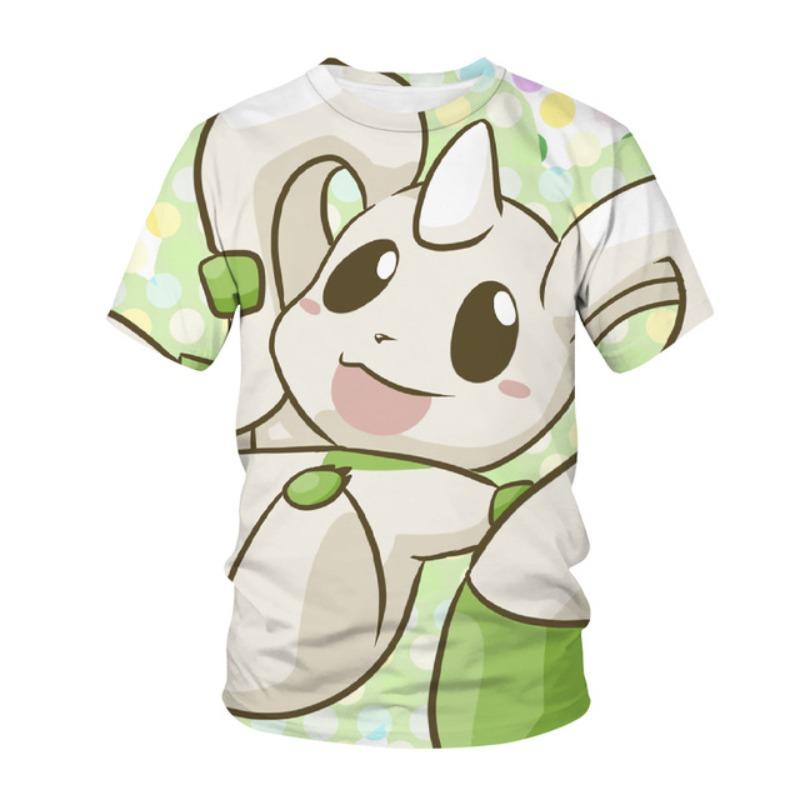 

Digimon Fashion Cute Pet 3D Digital Printed Men s Casual T-shirt 110