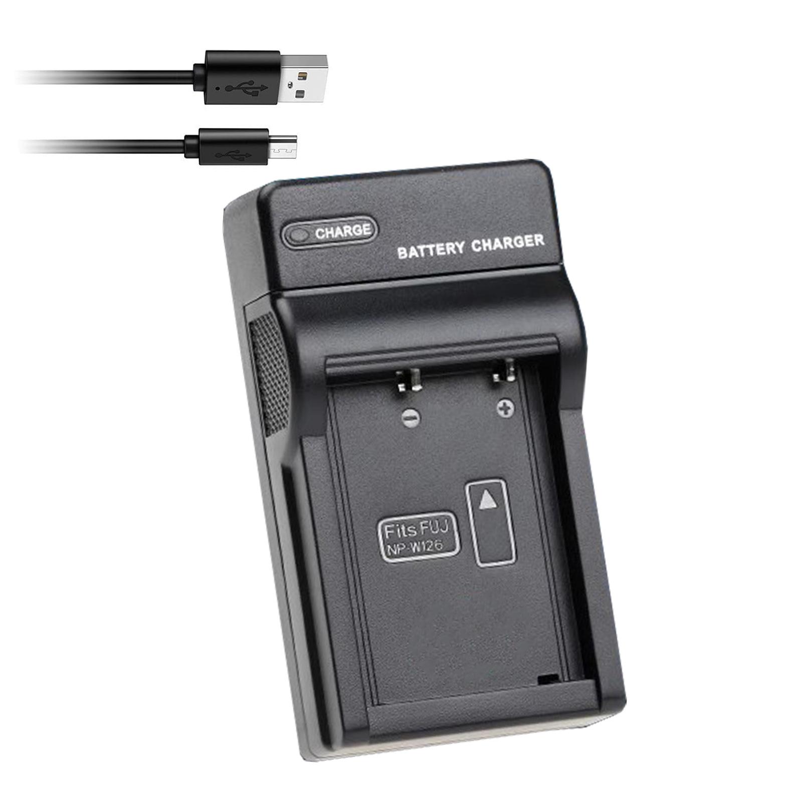 NP-W126 NPW126 NP-W126S Battery Charger for Fujifilm Fuji X-Pro1 XPro1 X-T1 XT1, HS30EXR HS33EXR X PRO1 1 Charger