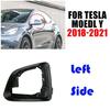Left Driver Wing Door Mirror Cover Side Mirror Frame for 2018- Tesla Model Y