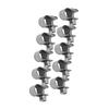 10pcs Stainless Steel   Fuel Line Pipe Hose Clamp Clip 6mm‑20mm Optional Size