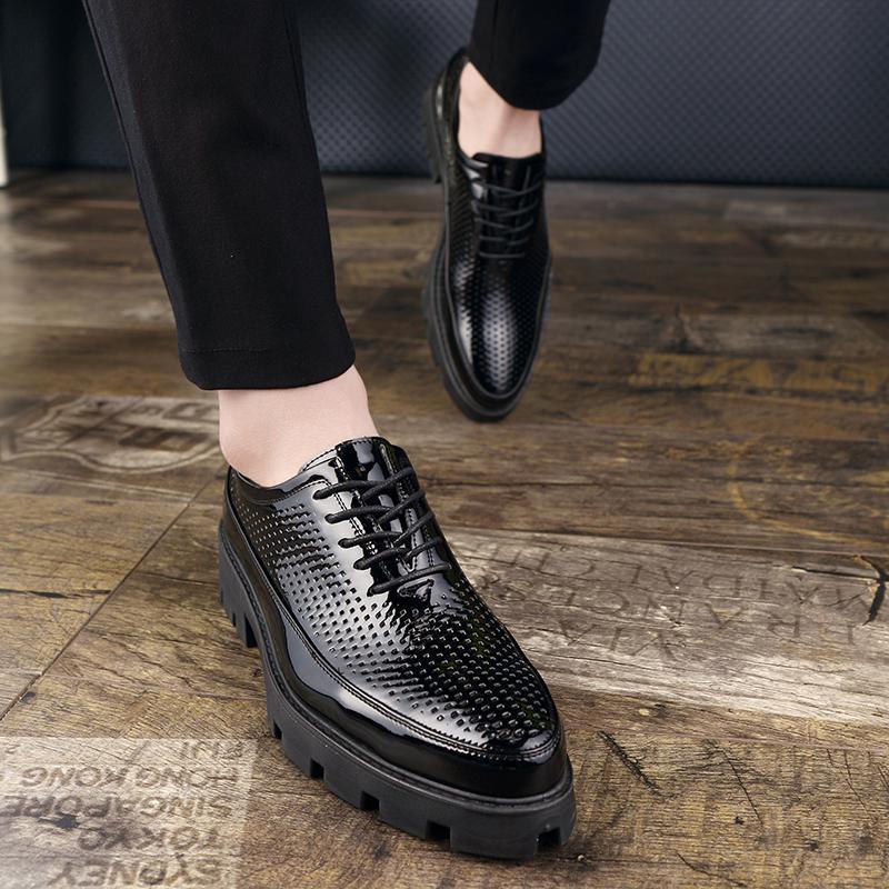 Doudou Shoes Men's 2025 Summer New Soft Leather Trend Versatile Men's Leather Shoes Business Break Leather Shoes