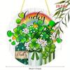 2D Flat Acrylic Lucky Clover Decoration, Indoor and Outdoor Decoration - No Battery/electricity Required, Shop Decoration, Durable Outdoor Decoratio
