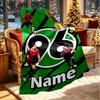 Custom Name Personalized Hannover 96 Football Print Blanket, Home Decor, Bedroom, Sofa, Camping, Couch, Gifts for Birthday Christmas