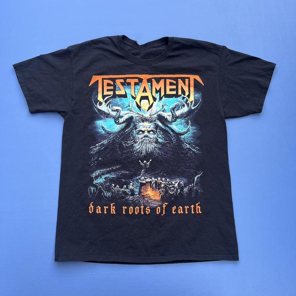 Черная футболка Testament Хлопок Унисекс S-3XL Для Мужчин Женщин Унисекс Футболка XXXXL