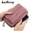 Borsa a tracolla mini da donna con doppia cerniera stile coreano - Porta telefono cellulare e portafoglio quadrato piccolo di alta gamma