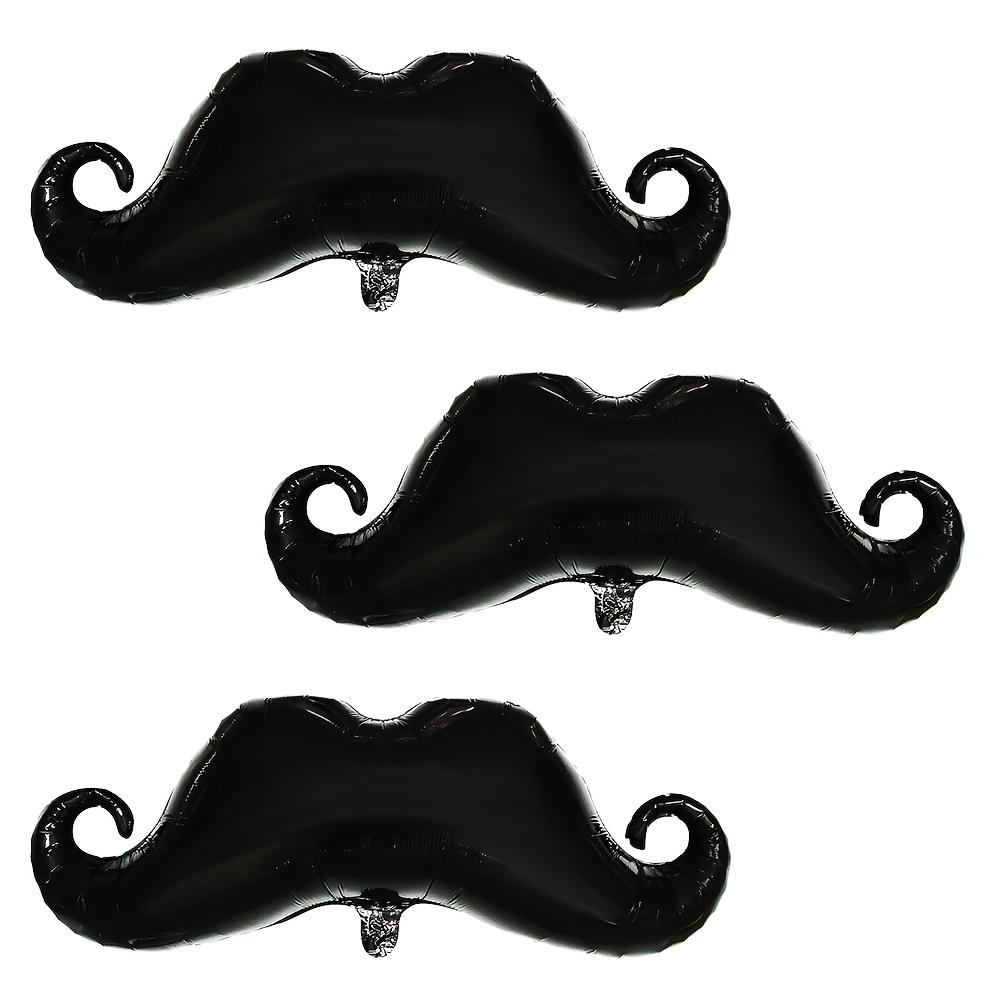 

3Pcs Father s Day Theme Black Beard Aluminum Film Balloon Happy Father s Day Party Family Gathering Decoration Globos As Shown