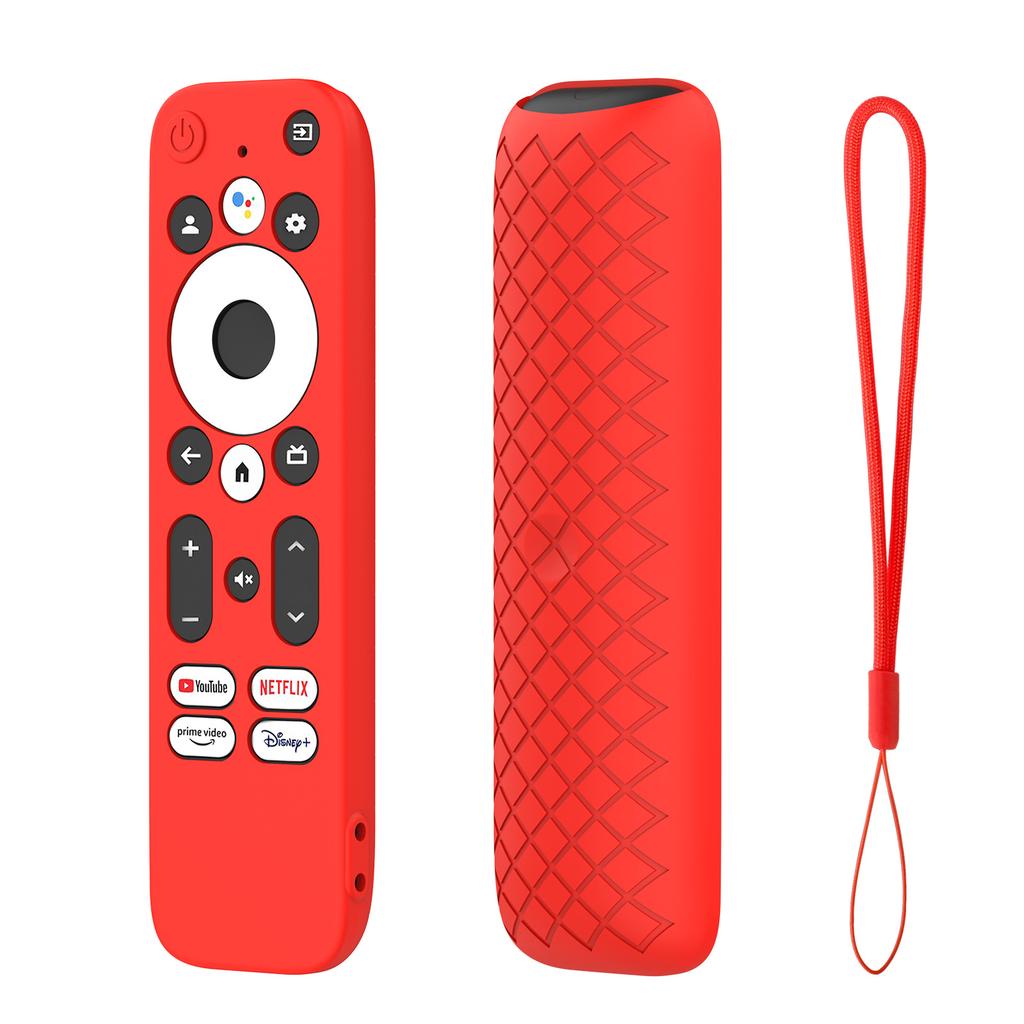 Android TV Stick Protective Cover Anti-Drop and Anti-Slip with Precise Cutting Design Prevent Remote From Slipping Scratching