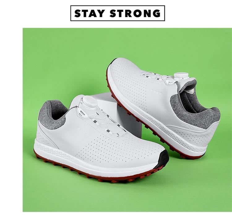 Men's Waterproof Spikeless Golf Shoes - Anti-Slip, Breathable Summer Style