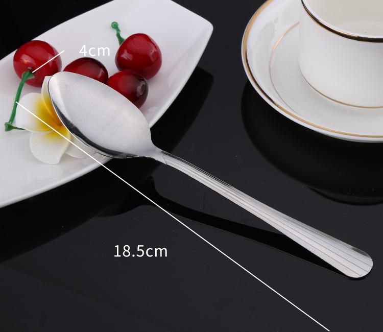 Stainless Steel Kitchen Fork, Spoon, and Knife Set