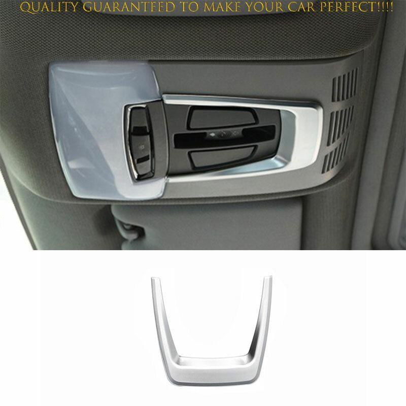 ABS Silver Headliner Sunroof Switch Frame Trim Fit For BMW X1 F48 2016-2022 1PCS