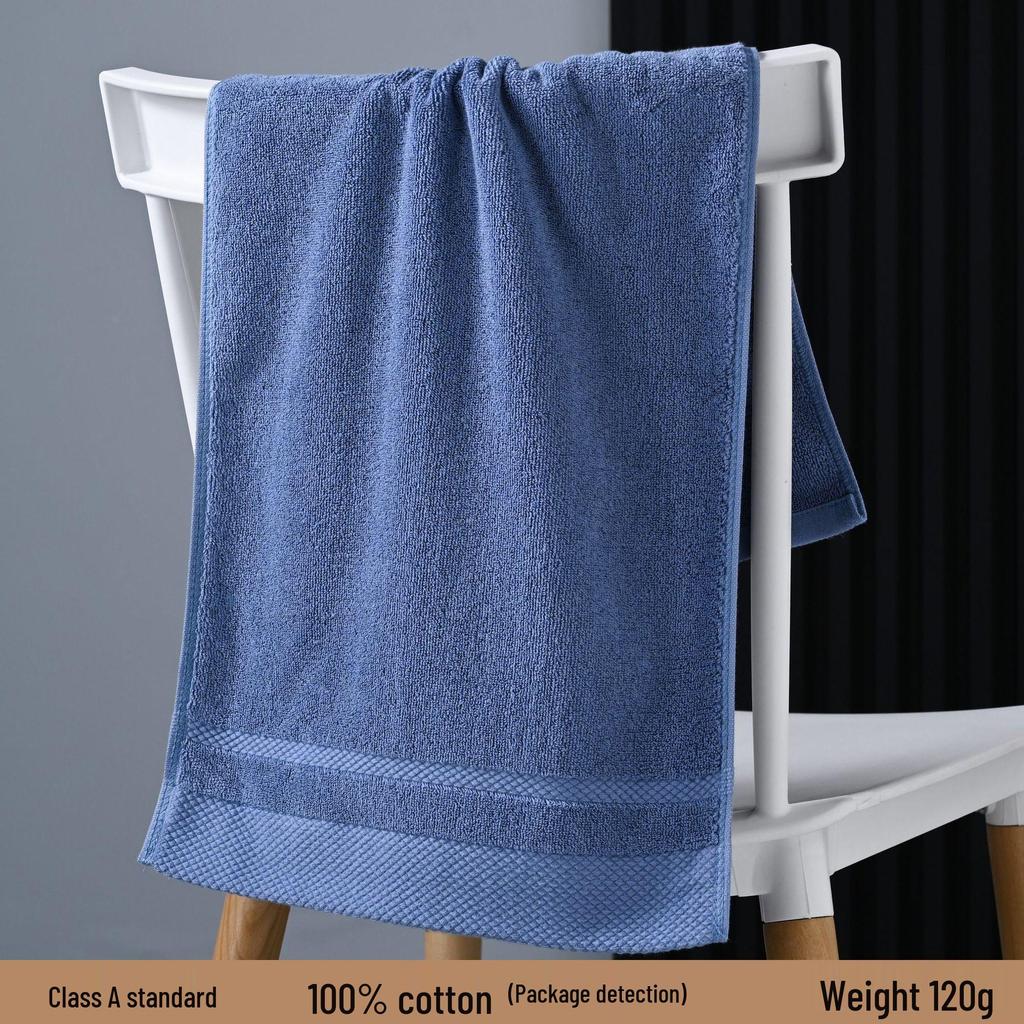 Serviette de bain épaisse absorbante en pur coton pour la maison et le lavage du visage