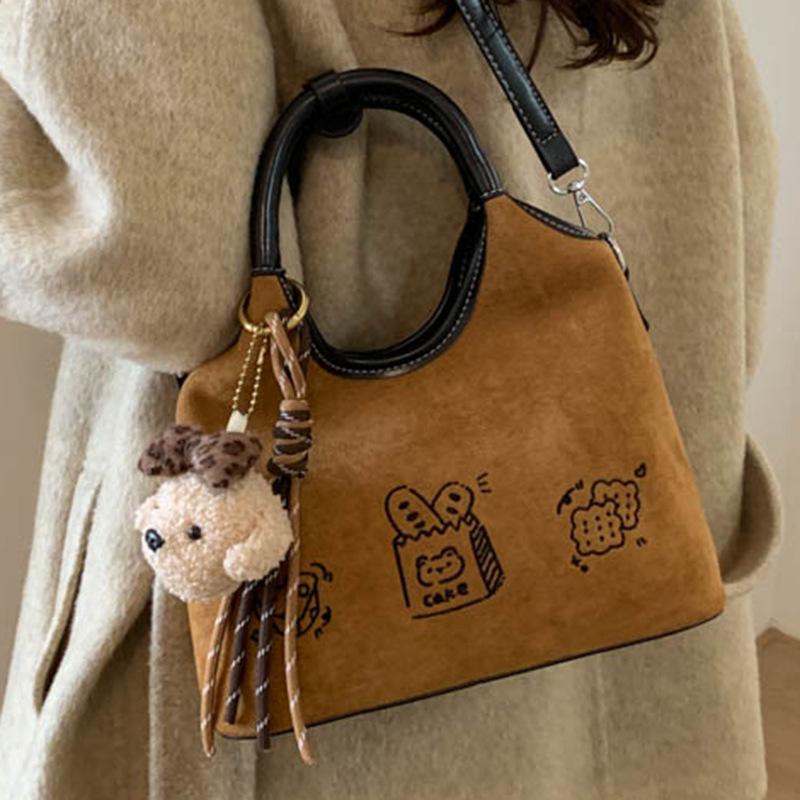 This Retro Cartoon Single-shoulder Bag Is A Unique, Cute, Casual, Fashionable and Simple Bag for High School Girls