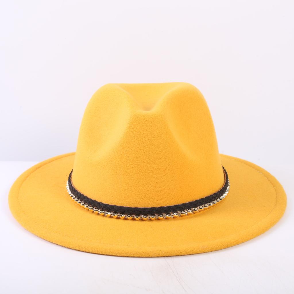 Popular European and American Classic Simple Flat-brimmed Top Hat Men's and Women's Fashionable and Elegant Versatile Jazz Hat Top Hat