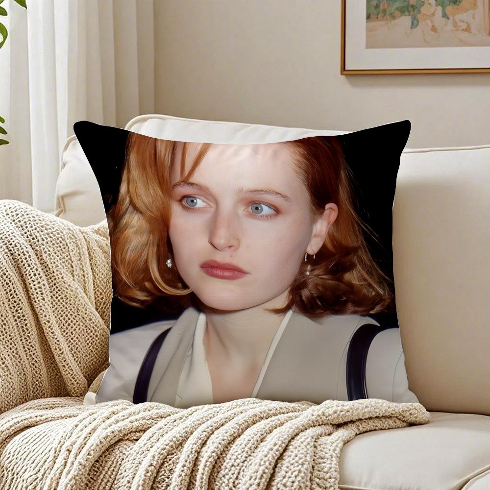 GGillian Anderson Cushion Cover Pillowcase Antidustmite living Room Sofa Decor Cushion Room